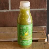 Go Green Juice · celery, kale, romaine, spinach, cucumber, lemon