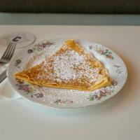 Classic Crepes with Powdered Sugar · 