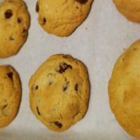 Freshly Baked Chocolate Chip Cookies · Warm and chewy ❤️