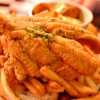 2 Cat Fish  · Fried or grilled with 2 sides.