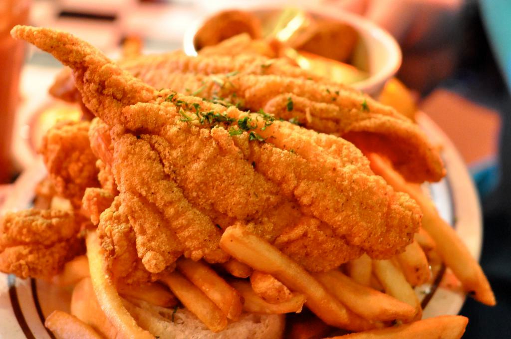 2 Cat Fish  · Fried or grilled with 2 sides.