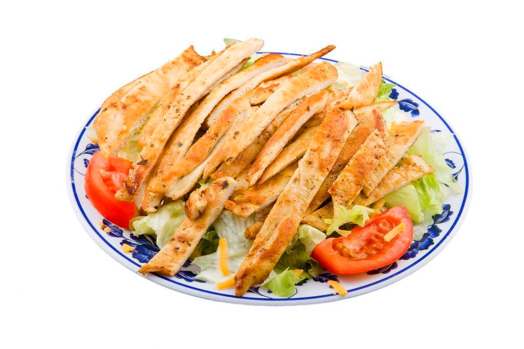 Chicken Salad · Comes with choice of dressing.