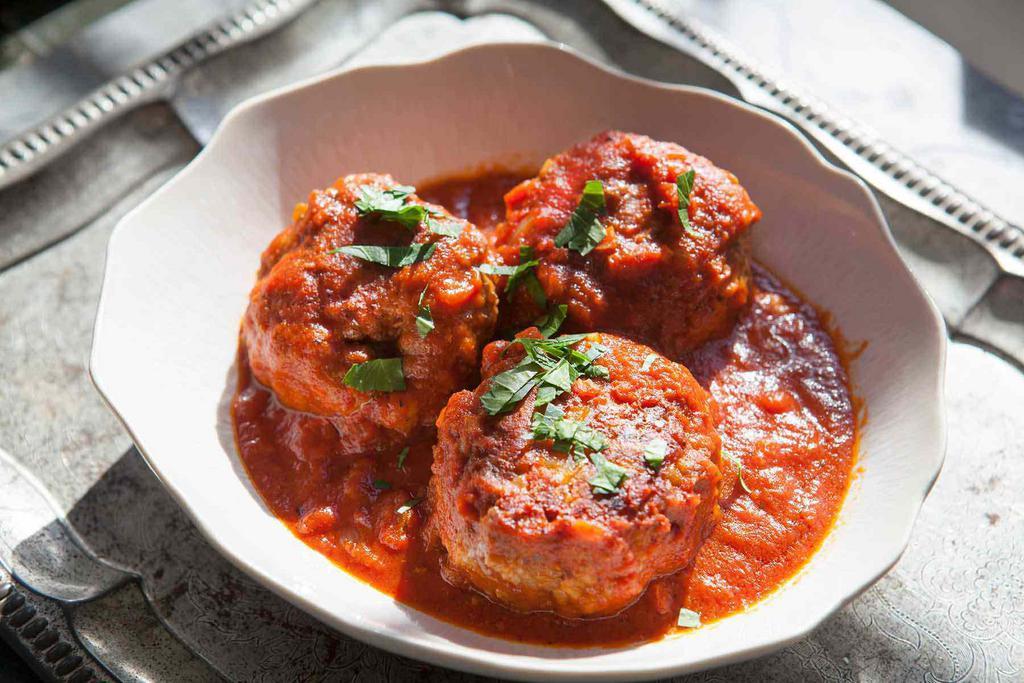 Italian Meatballs · Beef Meatballs, cooked to perfection with a delicious home made tomato sauce. 3 juicy meatballs of 2 oz. each, they come with 2 sides or as a protein in the bowls.