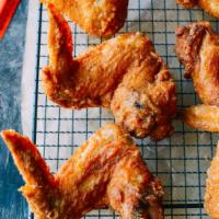 Chicken Wings with Fries 4 pcs · 