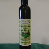 Italian Herb Infused Olive Oil ·  Basil, rosemary and thyme.