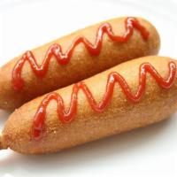 Corn Dog  · Hot dog wrapped with fried corn starch.
