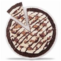 Dairy Queen Treatzza Pizza · Its the treat you eat like a pizza! A chocolate fudge and crunch crust, creamy vanilla soft ...
