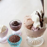  Make Your Own Sundae Kit · Everything you need to make sundaes at home including two pints of ice cream, a can of whipp...