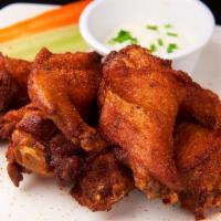 Chicken Wings  · 6 Chicken Wings tossed with your favorite sauce
Choice of Plain/Sweet Chili/Green Goddess/Sp...