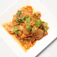 A20 Beef and Tripe · Sliced beef and tripe in chili oil.