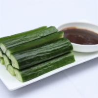 A23 Cucumber Sticks · w/ chili sesame paste