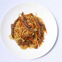 N3 Lo-Mein  · Egg noodle with cabbage, carrot and scallion.