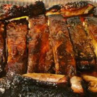 Smoked Pork Ribs Plate · Falling off the bone Ribs