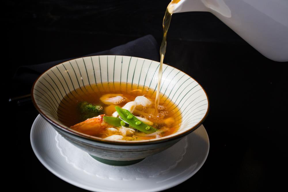 Seafood Miso Soup · Scallop, Shrimp, White fish