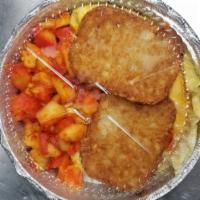 Hash brown platter · Hash brown egg cheese with home fries platter