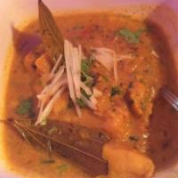 2. Fish Curry · Fresh fillet of fish with onions, tomatoes, and curry leaves.