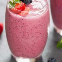 2. Very Berry Smoothie · Strawberry, blueberries, watermelon bleand with apple juice