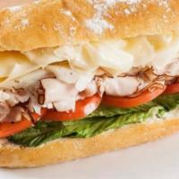 1. Turkey · Cheese, lettuce and tomato.