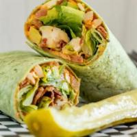 1. Jack Chicken Wrap · Breaded chicken, Jack cheese, hot peppers, lettuce, tomato and mayo.