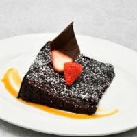 Chocolate Layer Cake · 7-Layer dark chocolate cake with chocolate ganache.