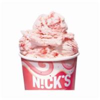 Nick's Strawbar Swirl Ice Cream (1 Pint) · 