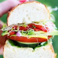 Vegetable Sandwich · Included cheese, lettuce, mayo and tomato.