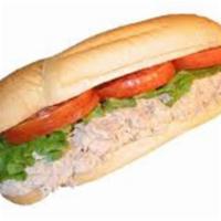 Tuna Salad  sandwich free water · Included cheese, lettuce, mayo and tomato.