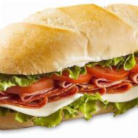 boars head beef Salami · Included cheese, lettuce, mayo and tomato.