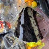Oreo Pound Cake  · Two slices 