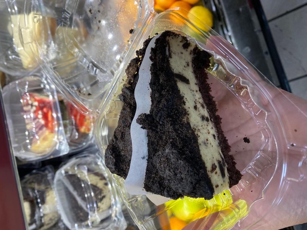 Oreo Pound Cake  · Two slices 