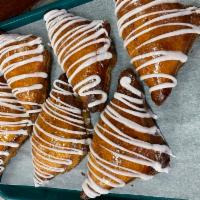 Apple turnover large · flaky pastry filled with mouth watering apples