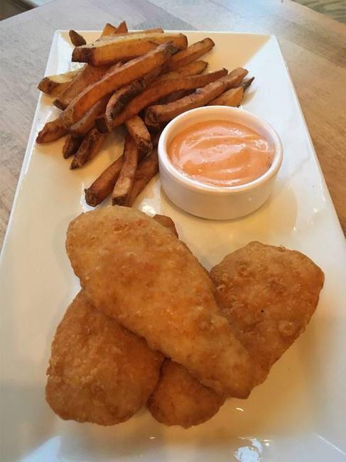Chicken Tenders · Served with choice of rice or fries