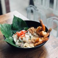 Yum Ngoh ( Rambutan Salad ) · Rambutan / Fried shrimp / Toasted Coconut / Cashew Nut / Fried Shallot /Fried Garlic / Chili...
