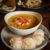 KANG PU (Crab Curry) · Crab meat / House made red curry / Vermicelli noodle