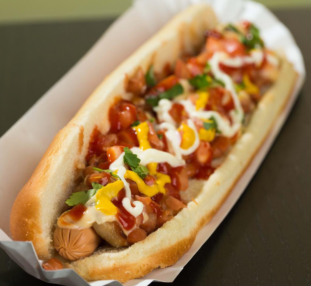 Foot Long Juarez Style Hot Dog · 