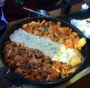 Kimchi Cheese Dakgalbi · Includes Korean typical side dish. Kimchi in Dakgalbi to satisfy your expectation of wonderful Korean food. ( 1portions )
