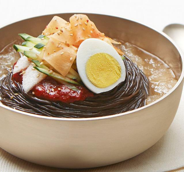 Mul Naengmyeon · Korean noodles in cold broth.