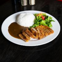 Pork Cutlet Curry Platter · 