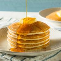 3 Pancakes a la Carte · 3 fluffy golden pancakes.