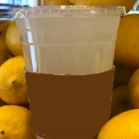 Fresh Lemonade · Fresh Lemon juice sweetened with Simple syrup served over Ice