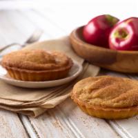 Baby Apple Pie  · Delicious Short pastry base filled with caramelized apples topped with almond paste.
