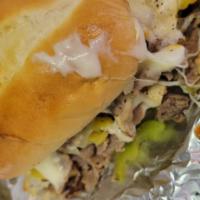 Steak Sub · A customer's favorite is to add along with white american cheese or mozzarella, mushrooms, o...