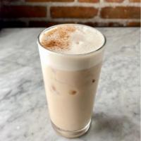 Iced Chai Latte · A chilled infusion of Kilogram's Masala Chai concentrate with milk.