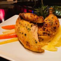 Oven Roasted Rosemary Chicken · French-cut all-natural Joyce Farms chicken breast, rosemary gravy, Yukon Gold mashed potatoe...