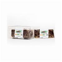 Rawmantic Energy Bar Dark · 2 oz. Gluten-free dairy free perfect combo of mixed nuts, grains, puffed seeds and raw choco...