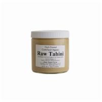 Tahini · 16 oz. Freshly ground hulled organic sesame seeds ground to a smooth and creamy texture. Fre...