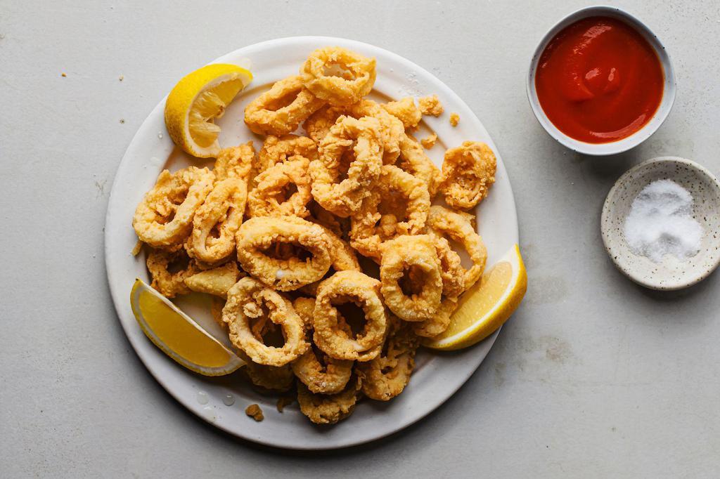  Fried Squid  炸鱿鱼 · 