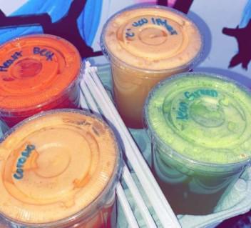 Puff N Passion · Coffee and Tea · Fresh Fruits · Smoothies and Juices