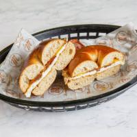 Classic Egg White Sandwich · Thintastic bagel, cheddar and choice of turkey-bacon or turkey-sausage. Vegetarian.