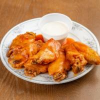 Buffalo Wings · Hot or mild or BBQ. 